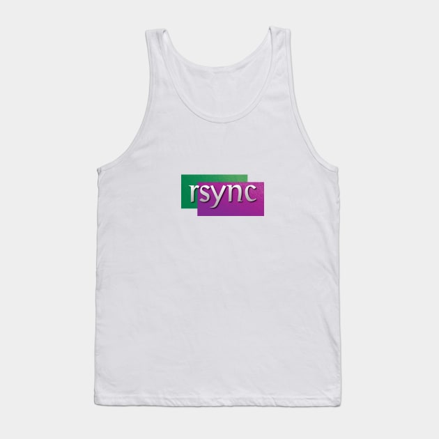 Rsync Logo HD Remake Tank Top by nerd_crafter